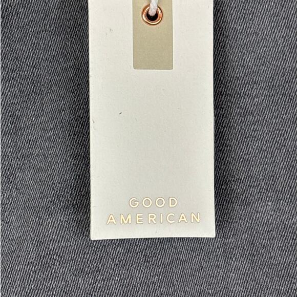 Good American Plus Womens 20 High Waist Skinny Button Fly Gray denim Jeans NEW - Picture 4 of 8